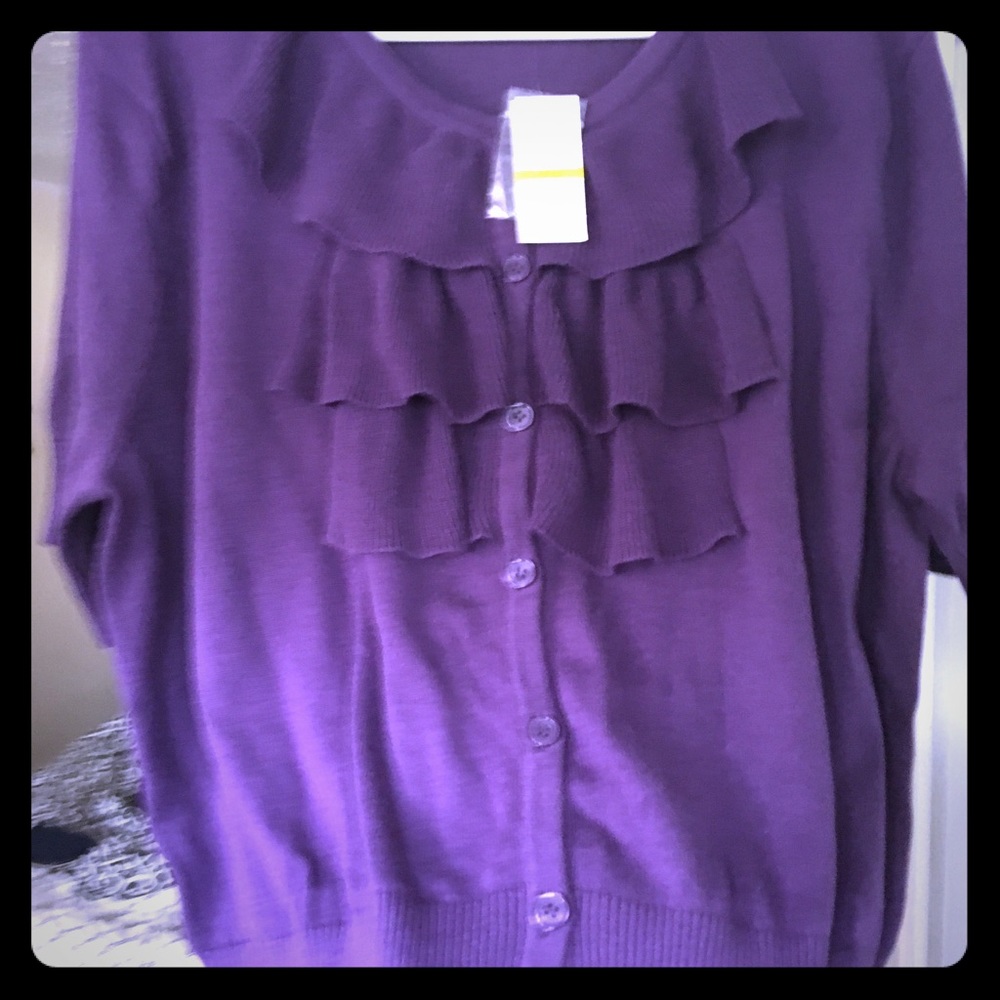 Van Heusen XXL Purple Sweater